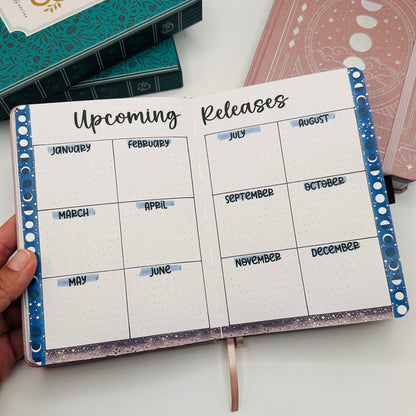 B6 Pre-Setup Reading Journal - Celestial Theme