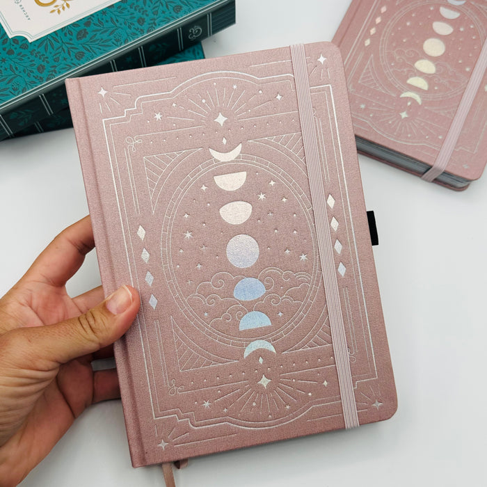 A5 Pre-Setup Reading Journal - Celestial Theme