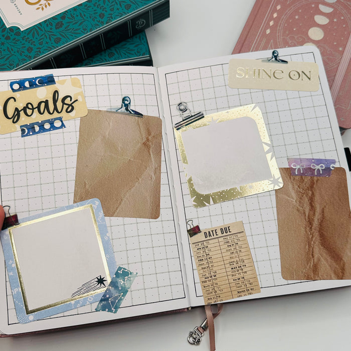 A5 Pre-Setup Reading Journal - Celestial Theme