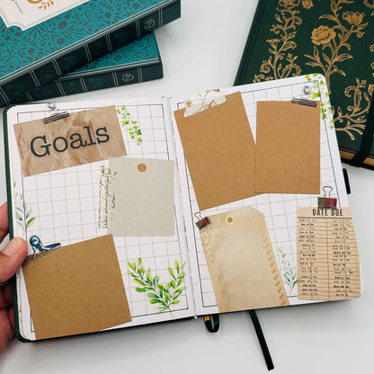 B6 Pre-Setup Reading Journal - Academia Theme