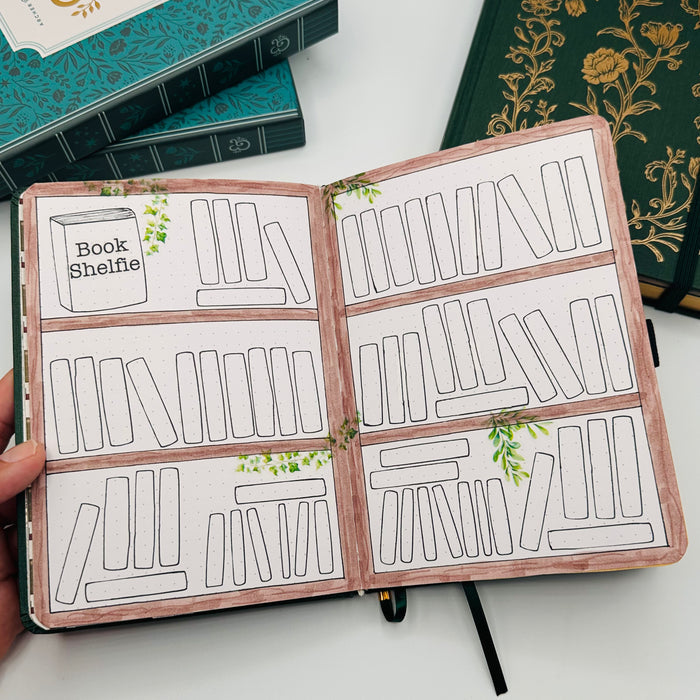 B6 Pre-Setup Reading Journal - Academia Theme