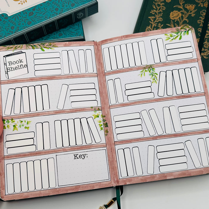 A5 Pre-Setup Reading Journal - Academia Theme