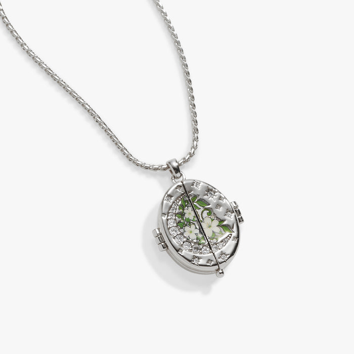 A Court of Thorns and Roses "There You Are" Locket Necklace - Silver
