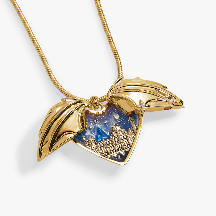 A Court of Thorns and Roses Velaris Heart Locket Necklace - Gold