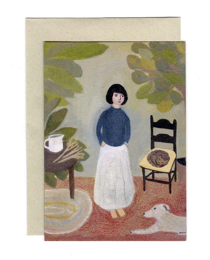 A Day at Home card