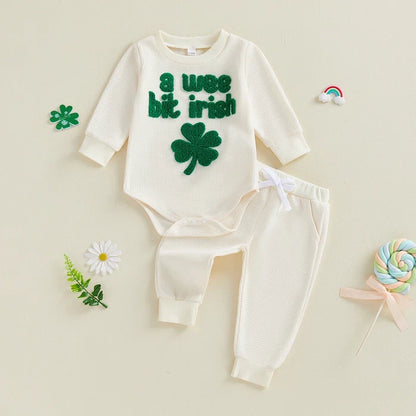 A WEE BIT IRISH Waffle Knit Outfit