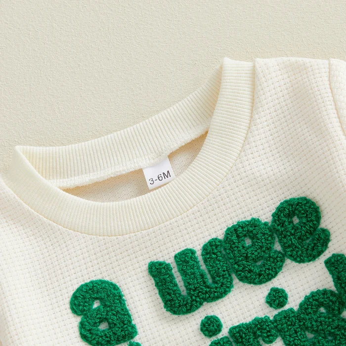 A WEE BIT IRISH Waffle Knit Outfit