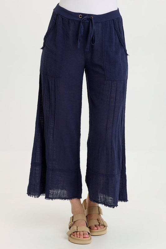 Wearables Ace Gauze Wide Leg Crop