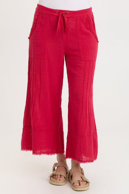 Wearables Ace Gauze Wide Leg Crop