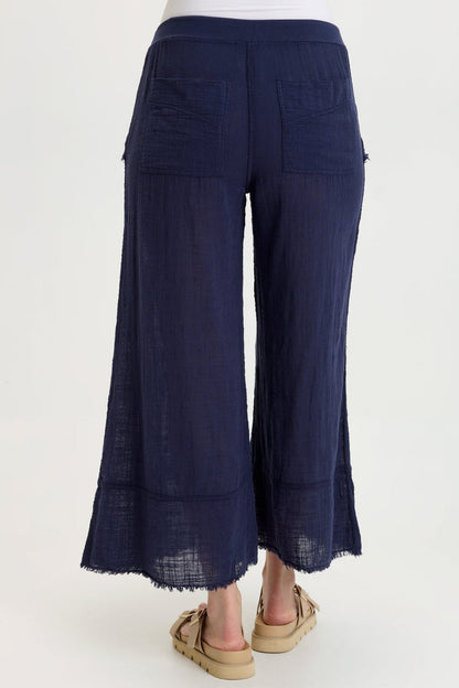 Wearables Ace Gauze Wide Leg Crop