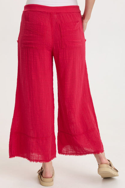 Wearables Ace Gauze Wide Leg Crop
