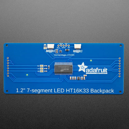 Adafruit 1.2" 4-Digit 7-Segment Display with an I2C Backpack - Yellow by Adafruit - The Pi Hut