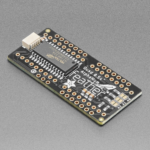 Adafruit 14-Segment Alphanumeric LED FeatherWing by Adafruit - The Pi Hut