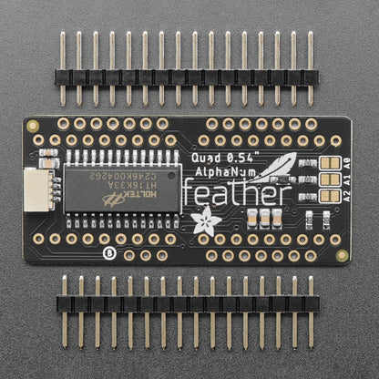 Adafruit 14-Segment Alphanumeric LED FeatherWing by Adafruit - The Pi Hut