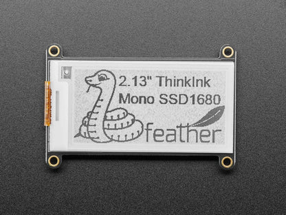 Adafruit 2.13" Monochrome eInk / ePaper Display FeatherWing (250x122 Monochrome with SSD1675) by Adafruit - The Pi Hut