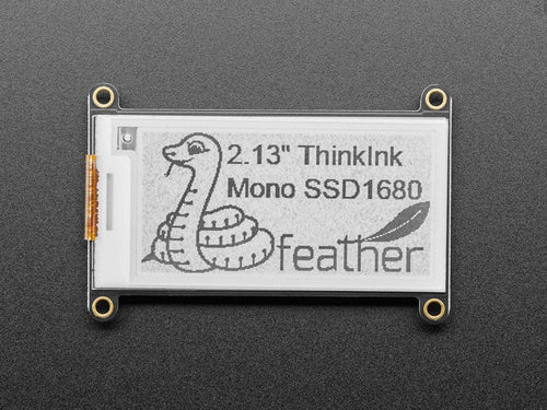 Adafruit 2.13" Monochrome eInk / ePaper Display FeatherWing (250x122 Monochrome with SSD1675) by Adafruit - The Pi Hut