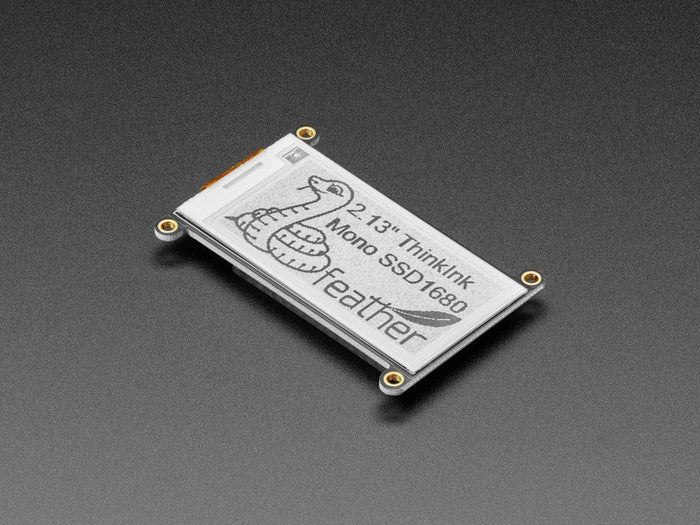 Adafruit 2.13" Monochrome eInk / ePaper Display FeatherWing (250x122 Monochrome with SSD1675) by Adafruit - The Pi Hut