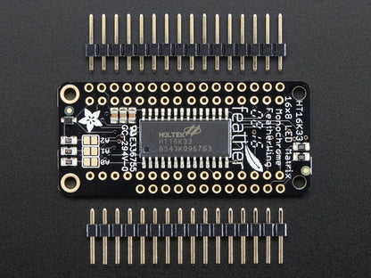 Adafruit 8x16 LED Matrix FeatherWing w/o Matrices by Adafruit - The Pi Hut