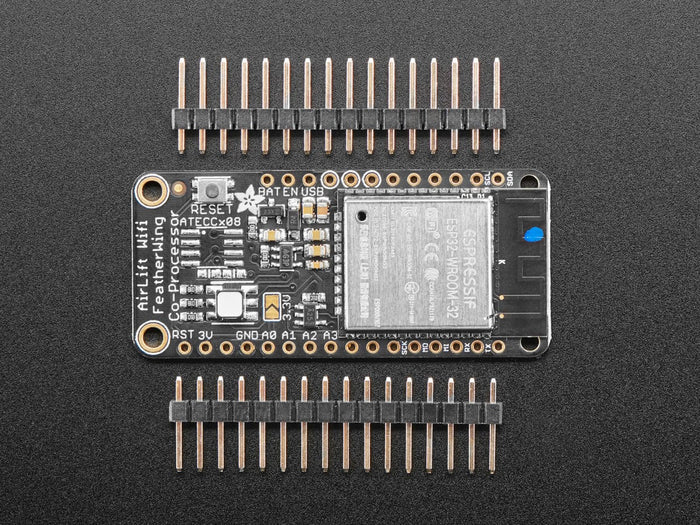 Adafruit AirLift FeatherWing – ESP32 WiFi Co-Processor by Adafruit - The Pi Hut