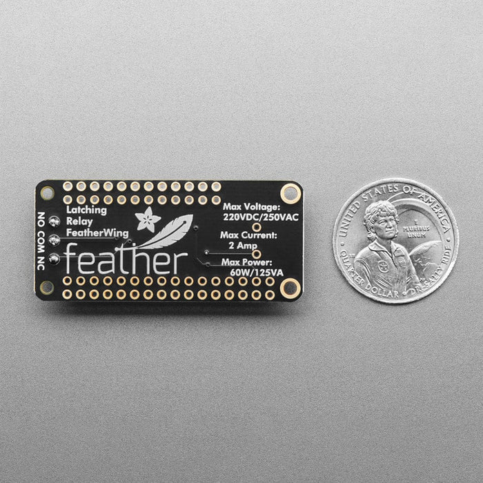 Adafruit Latching Mini Relay FeatherWing by Adafruit - The Pi Hut