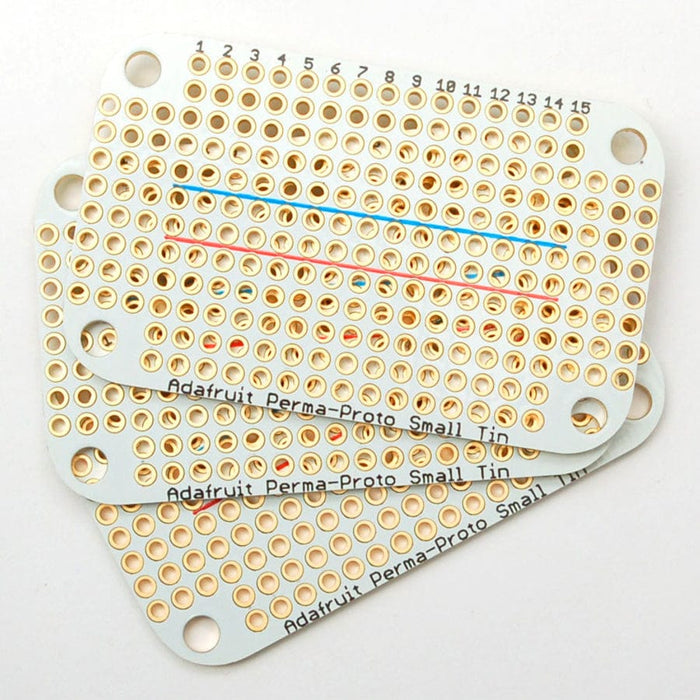 Adafruit Perma-Proto Small Mint Tin Size Breadboard PCB - 3 pack by Adafruit - The Pi Hut