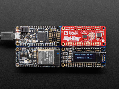 Adafruit Quad 2x2 FeatherWing Kit with Headers by Adafruit - The Pi Hut