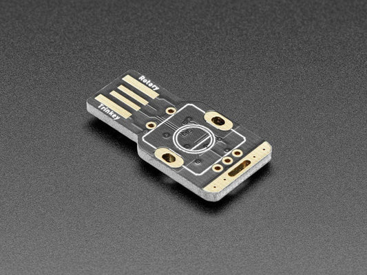 Adafruit Rotary Trinkey - USB NeoPixel Rotary Encoder by Adafruit - The Pi Hut