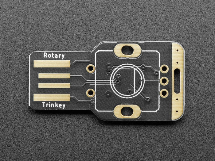 Adafruit Rotary Trinkey - USB NeoPixel Rotary Encoder by Adafruit - The Pi Hut
