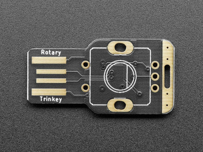 Adafruit Rotary Trinkey - USB NeoPixel Rotary Encoder by Adafruit - The Pi Hut