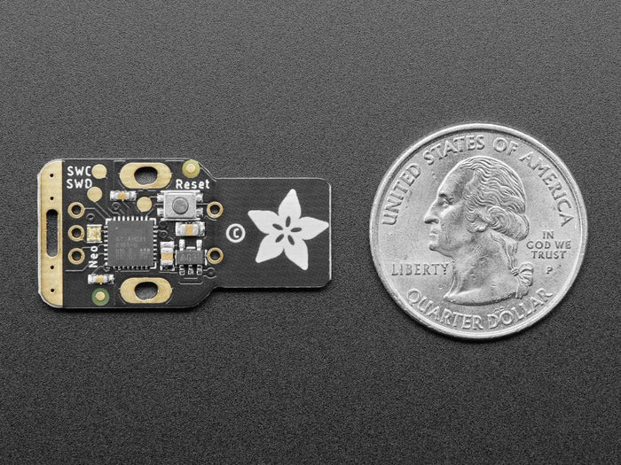 Adafruit Rotary Trinkey - USB NeoPixel Rotary Encoder by Adafruit - The Pi Hut