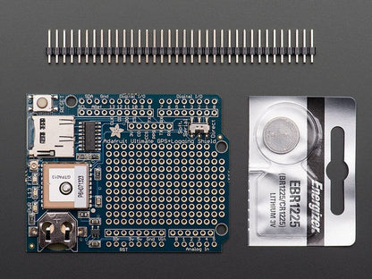 Adafruit Ultimate GPS Logger Shield - Includes GPS Module [discontinued] by Adafruit - The Pi Hut