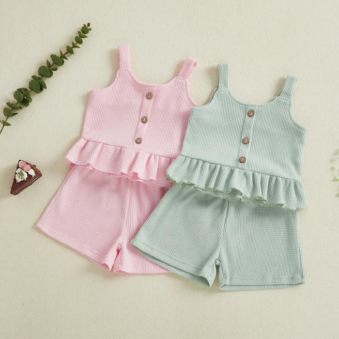 ADELINE Waffle Knit Summer Outfit