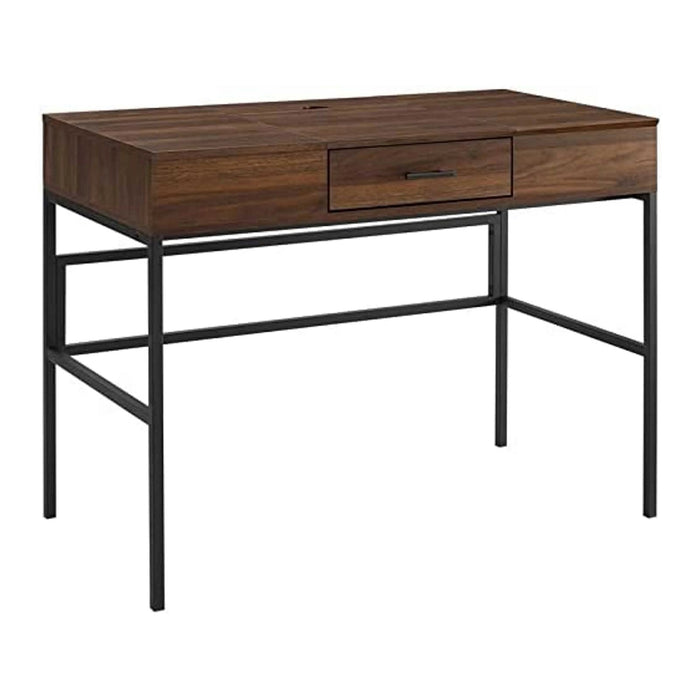 ADEPT Modern Desk in Walnut Finish by Urban Style-#product_category#-Home Living Store