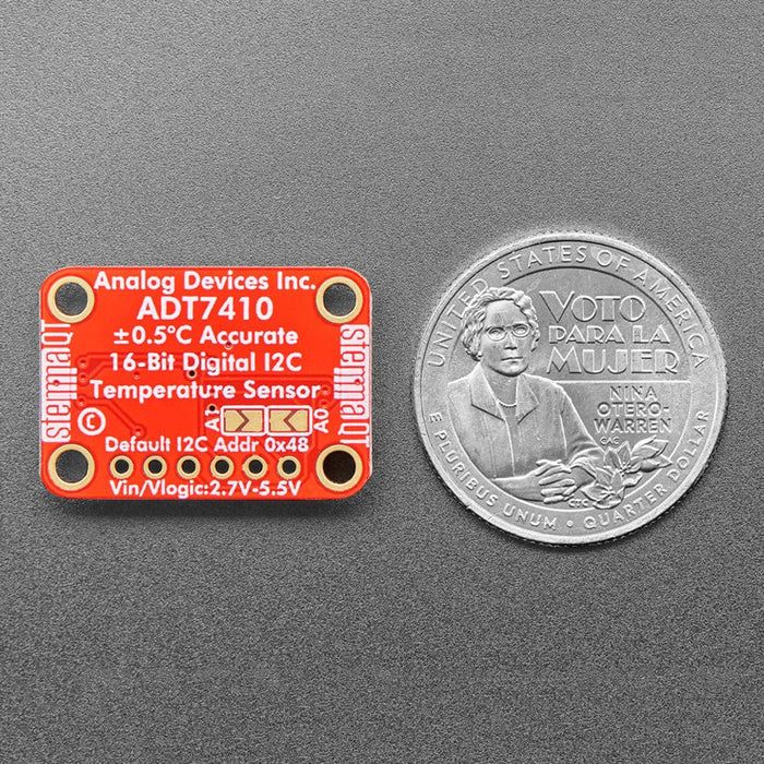 ADT7410 High Accuracy I2C Temperature Sensor Breakout Board by Adafruit - The Pi Hut