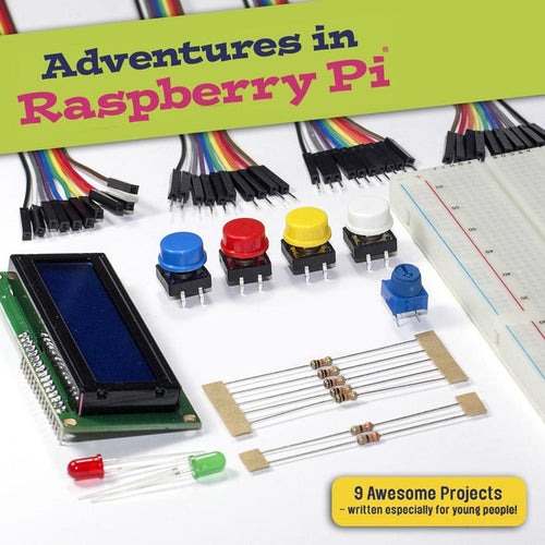 Adventures in Raspberry Pi - Parts Kit [Discontinued] by The Pi Hut - The Pi Hut