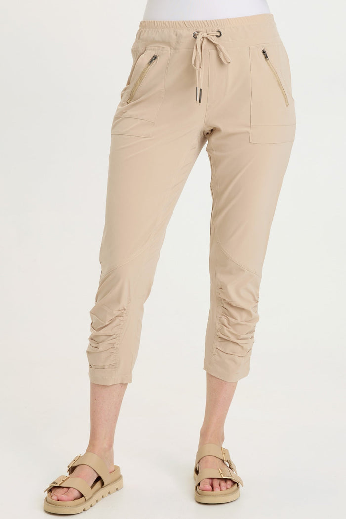 Wearables Aksana Whisper Stretch Ruched Active Slim Pant