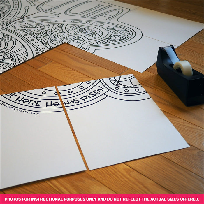 Alleluia Butterfly Coloring Page & Poster