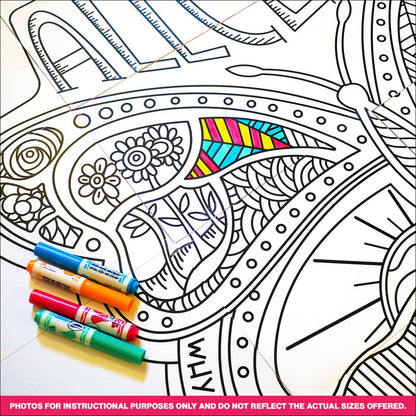 Alleluia Butterfly Coloring Page & Poster