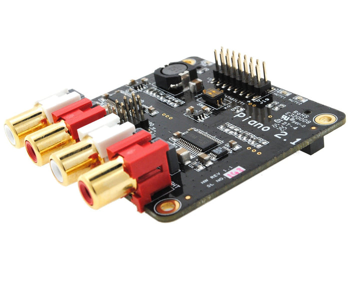 Allo Piano 2.1 "Slave" DAC w/ Subwoofer Out [discontinued] by Allo - The Pi Hut