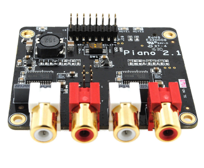 Allo Piano 2.1 "Slave" DAC w/ Subwoofer Out [discontinued] by Allo - The Pi Hut