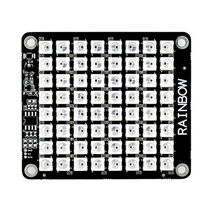 Allo Rainbow HAT - 8x8 LED Matrix [Discontinued] by Allo - The Pi Hut