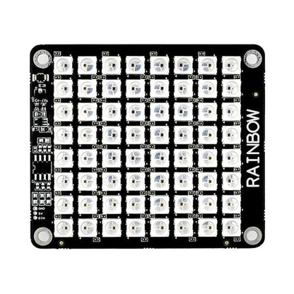 Allo Rainbow HAT - 8x8 LED Matrix [Discontinued] by Allo - The Pi Hut