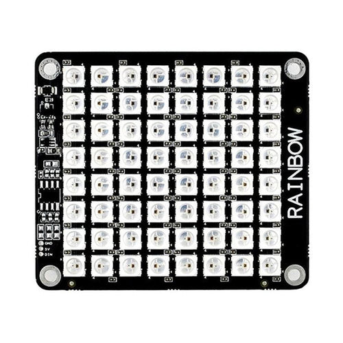 Allo Rainbow HAT - 8x8 LED Matrix [Discontinued] by Allo - The Pi Hut