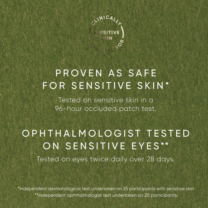 Irene Forte Skincare Almond Cleansing Milk is proven as safe for sensitive skin and ophthalmologist tested on sensitive eyes