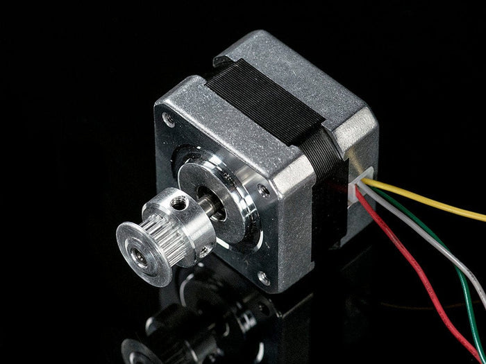 Aluminum GT2 Timing Pulley - 6mm Belt - 20 Tooth - 5mm Bore [discontinued] by The Pi Hut - The Pi Hut