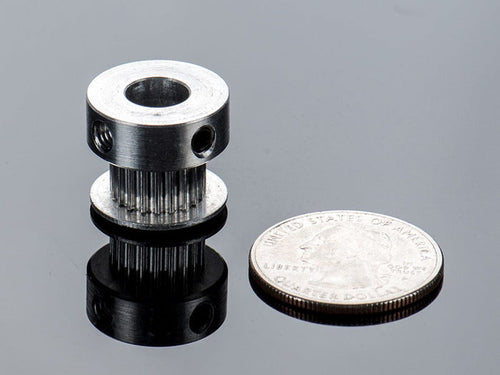 Aluminum GT2 Timing Pulley - 6mm Belt - 20 Tooth - 8mm Bore [discontinued] by The Pi Hut - The Pi Hut