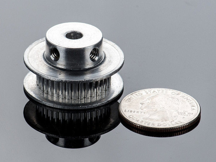 Aluminum GT2 Timing Pulley - 6mm Belt - 36 Tooth - 5mm Bore [Discontinued] by The Pi Hut - The Pi Hut