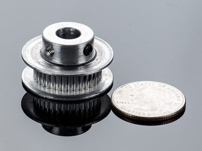 Aluminum GT2 Timing Pulley - 6mm Belt - 36 Tooth - 8mm Bore [Discontinued] by The Pi Hut - The Pi Hut