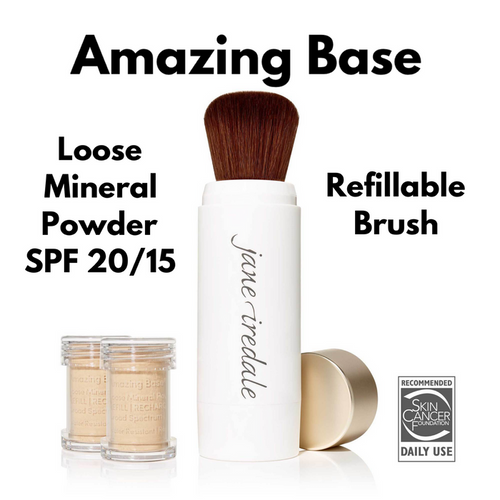 Amazing Base Loose Mineral Powder Refillable Brush SPF