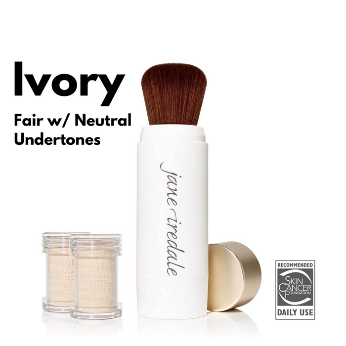 Amazing Base Loose Mineral Powder Refillable Brush SPF